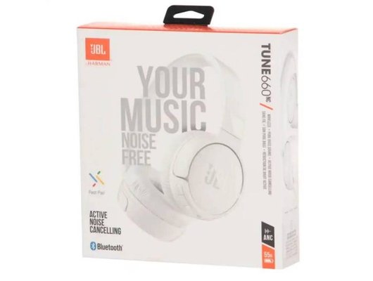 Наушники накладные JBL TUNE 660NC, WHITE